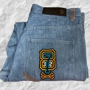 Eight 732 Mens Relaxed Jeans Size 38x34(36x33) Heavy Denim Urban Streetwear - Picture 1 of 11