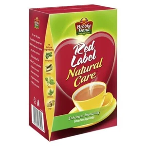 Brooke Bond Red Label Natural Care Tea Made with Immunity- 5 Ayurvedic Herbs - Picture 1 of 9