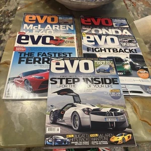 Evo Sports Car Magazine Bundles - 5 Magazines in Bundle - Consecutive 170-174 - Picture 1 of 6