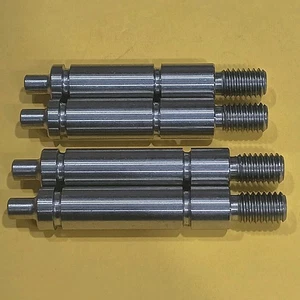 New 4 Piece Dryer Drum Roller Shafts, W10359269, W10359270, Whirlpool, Crosley  - Afbeelding 1 van 1