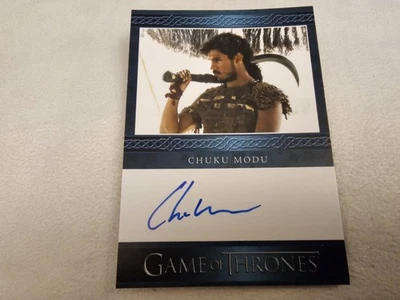 Game Of Thrones Rittenhouse Chuku Modu Autograph Aggo - Bild 1 von 2