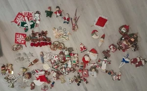 Vintage 80er/90er Jahre Weihnachtsschmuck Konvolut - Bild 1 von 1