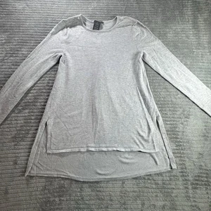 Maglione donna Chelsea & Theodore piccolo manica lunga girocollo asimmetrico top - Foto 1 di 8