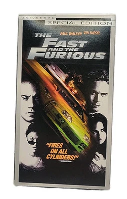 The Fast and the Furious (VHS, 2002, Special Edition Contains Bonus Footage) - Image 1 of 2