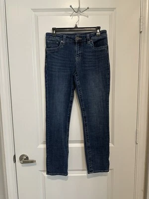 Kut From The Kloth Straight Leg Jeans Size 8 Dark Wash Stretch Denim - Image 1 of 4