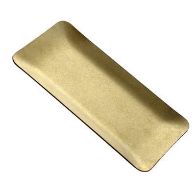 Metallspeicher -Organizerschale Waschtischtuchplatte Rechteckige Tablett - Bild 1 von 4