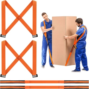 2 Personen Tragegurt,Tragegurte Umzug,Transportgurt,Hebegurt Zum Ergonomischen,H - Bild 1 von 7