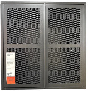 New IKEA IVAR Black Mesh Steel Cabinet 80x83 cm (31 ½x32 ⅝ ") 005.312.40 - Image 1 of 4