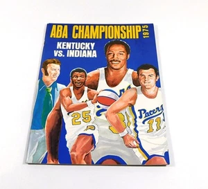 Programa de Finales de Baloncesto ABA 1974-75 Indiana Pacers en Kentucky Colonels - Imagen 1 de 2