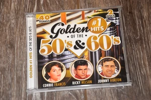Golden #1 Hits of the 50's & 60's (CD, 2-Discs, 2018, Imperitone UK, 40 Songs) - Picture 1 of 4