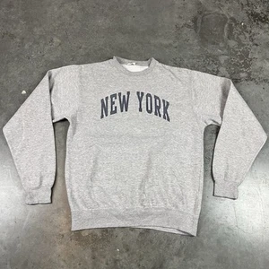 Sudadera John Galt New York Mujer Talla Única Gris Brandy Melville EE. UU. Usada - Imagen 1 de 18