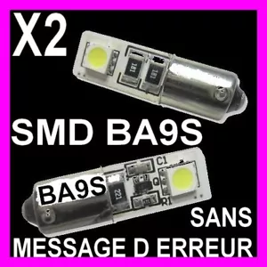 2 Lampadine BA9S 4W T4W Luce Notturna Bianca A LED SMD CULO T3W T2W H5W H6W 12V - Bild 1 von 1