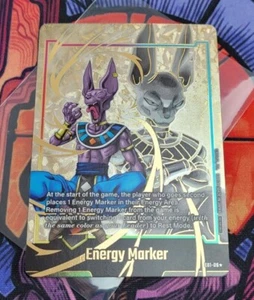 Beerus Energy Marker Promo Prize Gold E01-06 Dragon Ball Fusion World English - Picture 1 of 4