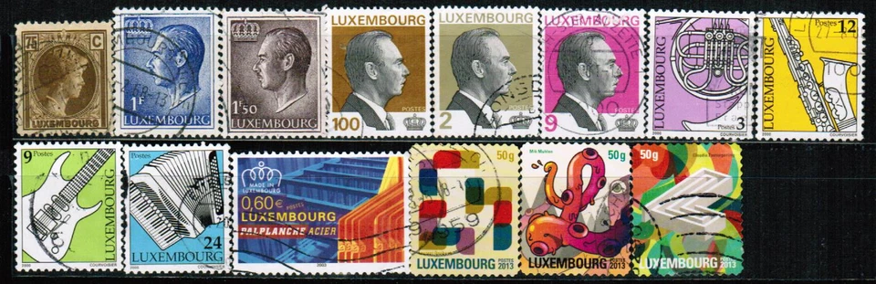 Lote de estampillas de Luxemburgo Foto 1 de 1