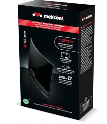 ANTENA DE TV INTERIOR: La antena de TV interior Meliconi es compatible con las s - Immagine 1 di 4