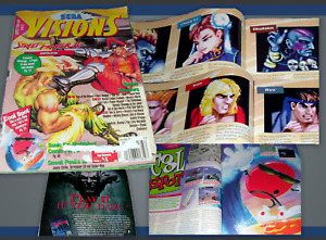 Sega Visions Magazine Vol 1 No. 12 April/May 1993 Street Fighter 2 Cover Vintage