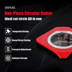 DSPIAE Transparency&Pressure adjustment Circular Cutter Model Hobby Craft Tool - Picture 1 of 9