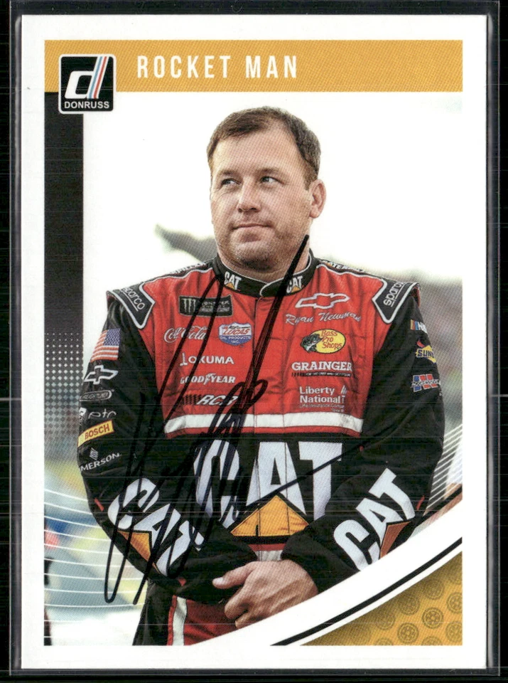 Ryan Newman Signed 2019 Donruss Rocket Man Variation IP Auto #81 - Image 1 of 2