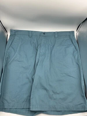 Ashworth Mens Blue Golf Flat Front Shorts Size 40W with 9.5" Inseam - Image 1 of 4