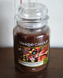 Yankee Candle CHOCOLATE EASTER TRUFFLES Large Jar /Großes Glas (623 g) Selten - Picture 1 of 1