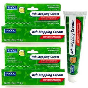 2Pk Anti Itch Stopping Cream Analgesic Itch Skin Irritation Ointment Rash 1.25oz - Picture 1 of 1