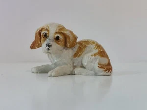 Figura de perro cachorro de plástico de colección San Bernardo Cocker Spaniel - Imagen 1 de 6
