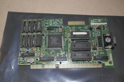 Trident TVGA8900 ISA VGA graphics card 256 ram FOR PARTS OR REPAIR - Image 1 of 3