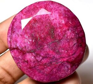 349.5 CT Natural Huge Red Ruby Certified Museum Use Gemstone Color-Enhanced !!