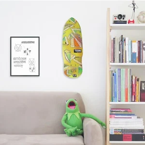 skateboard by @matdisseny - skate art recycled deck "Terni Tribute" - Imagen 1 de 3