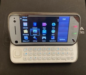 Nokia N97 White Boxed genuine QWERTY GSM phone - Zdjęcie 1 z 6