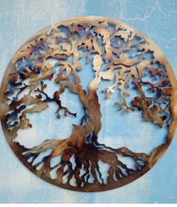 Tree of Life Large Home Decor Metal Artwork - Picture 1 of 1
