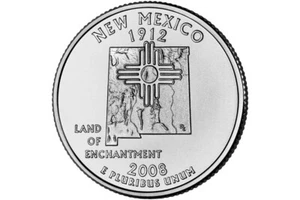 2008 D - New Mexico - State Quarter - Picture 1 of 2
