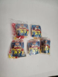1997 Burger King Kids Club SUPERMAN Toys All 5 Complete Set - Brand New, Sealed - Picture 1 of 6