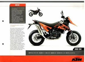 KTM 690 SM Supermoto Motorcycle Brochure / Leaflet 2006 7604E - Picture 1 of 1