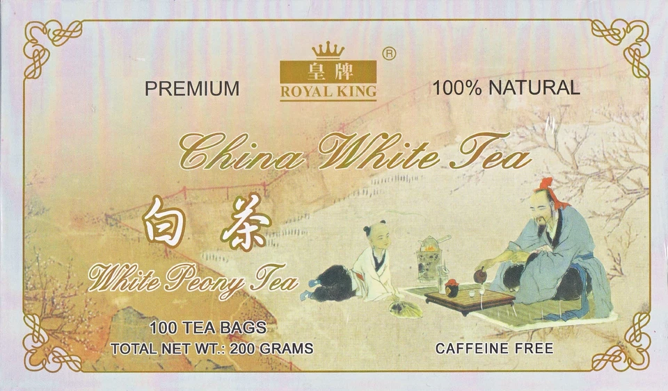 Белый пион китайский белый чай 100 пакетиков - Изображение 1 из 1
