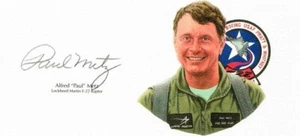 Paul Metz Hand Signed Cut Signature GOE Lithograph F-22 Raptor - Picture 1 of 1