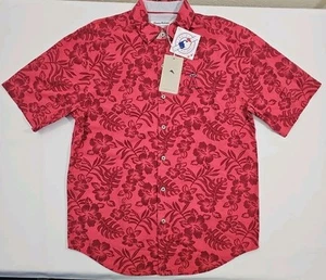 Tommy Bahama Hawaiian MLB LA Angels Baseball Button Up Shirt Mens Size Small NWT - Picture 1 of 9