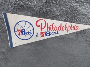 Vintage Philadelphia 76ers Filz Wimpel NBA - Bild 1 von 17
