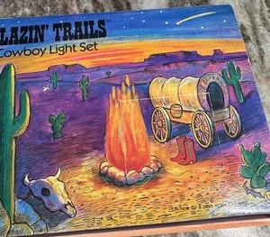 Cowboy Light Set 1990’s Vgt Blazin Trails Light Set - Bild 1 von 8