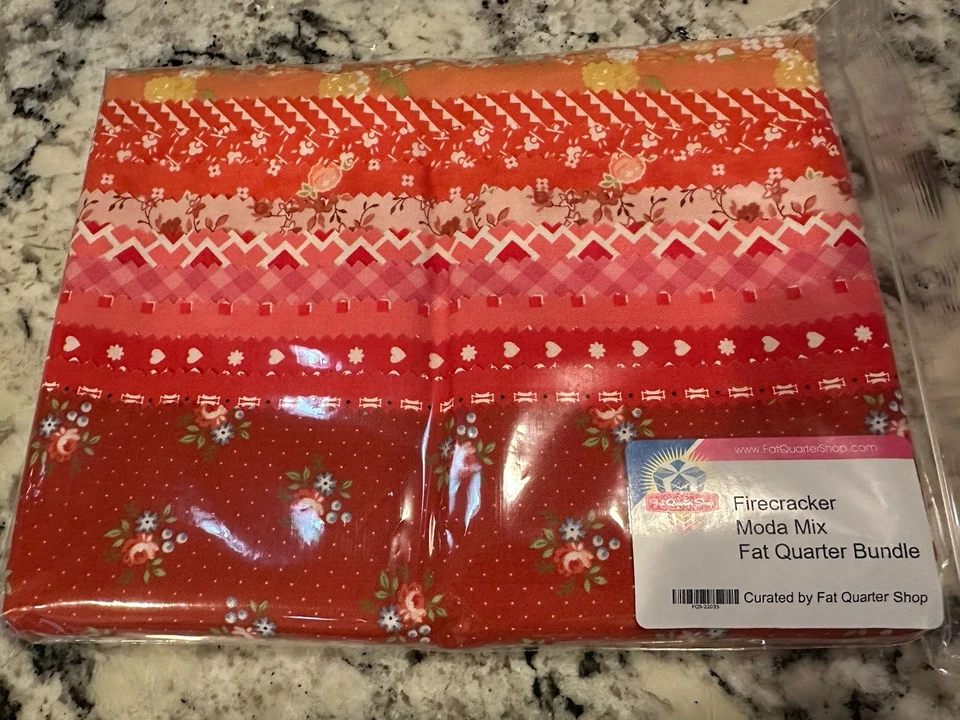 NIP Firecracker Moda Mix Fat Quarter Bundle FQS-22035 - Image 1 of 2
