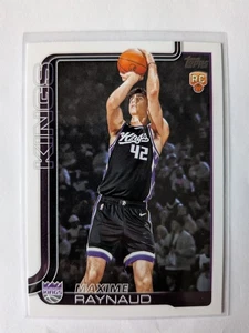 2025-26 Topps NBA 243 Maxime Raynaud, Sacramento Kings RC - Picture 1 of 3