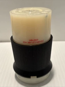  HUBBELL HBL2823, Conector Twist-Lock, 30A, 3 PH., 277/480V, 4 polos, 5 cables - Imagen 1 de 4