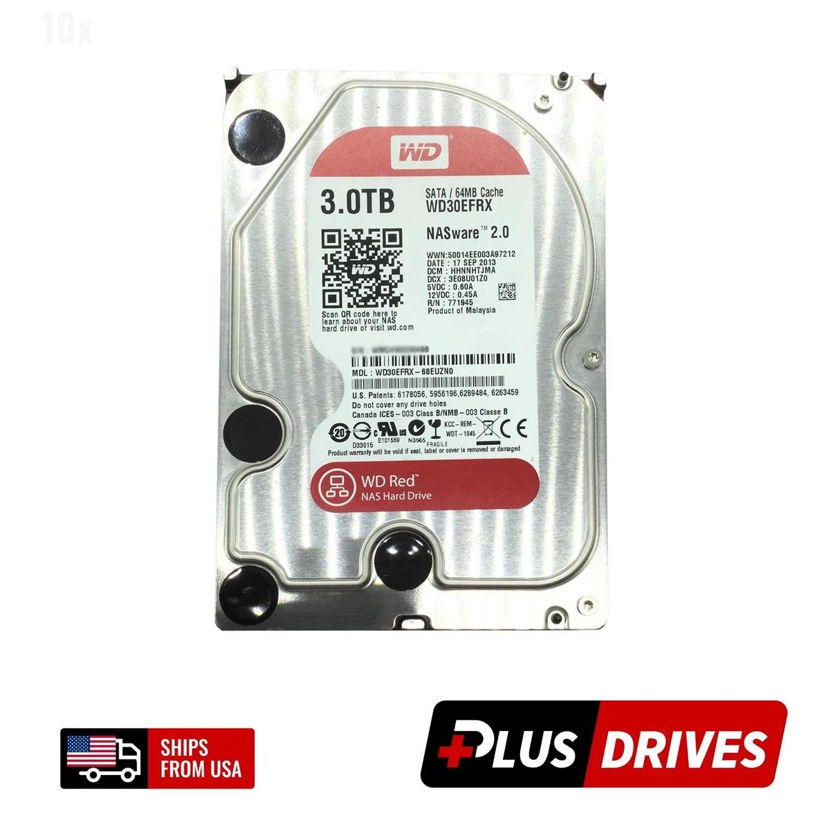Western Digital SATA III 3 TB Internal Hard Disk Drives for sale