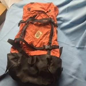 VTG 70’s Camp Trails Hiking Backpack Rucksack Orange Bag Survival Light - Picture 1 of 14