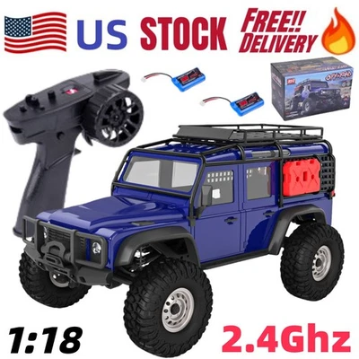 1/18 New Remo RC Rock Crawler Truck 1893-SL Off-Road 2.4G Remote Control RC Cars - Image 1 of 4
