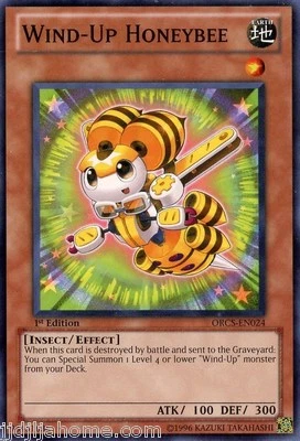 ORCS EN024 1ST ED 3X WIND UP HONEYBEE COMMON CARDS - Image 1 of 2