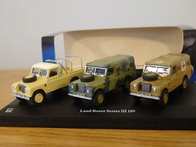 CARARAMA OXFORD ARMY MILITARY LAND ROVER SERIES 3 109 CAR MODEL SET 11656 1:72 - Image 1 of 3