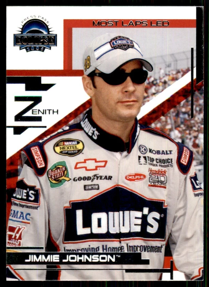 2005 Press Pass Eclipse Zenith Jimmie Johnson Lowe's #50 NASCAR Racing - Image 1 of 2
