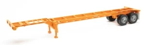Walthers ~ HO Scale ~ 40' Container Chassis (2-Pack) ~ Orange ~ 949-4552 - Picture 1 of 1