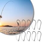 Take Your Bass Fishing to the Next Level with Weedless Barbed Hooks (10pcs)